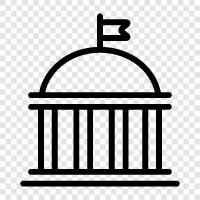 Politics, Constitution, Democracy, Government icon svg