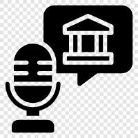 politics podcast, politics news, election podcast, politics talk icon svg