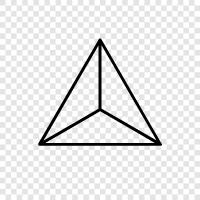 polygon, symmetry, right triangle, acute triangle icon svg