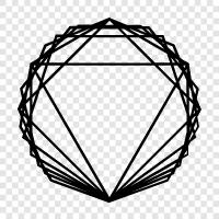 polygons, polygons in games, gaming, computer graphics icon svg