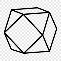 polyhedron, triangular, prism, triangular prism icon svg