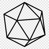 polyhedron, Platonic solid, symmetry, triangular icon svg