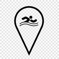 pool, swimming, lap, stroke icon svg