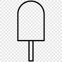 popsicles, cold treats, ice pops icon svg