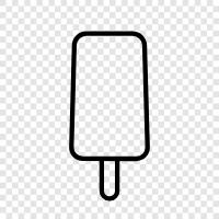 Popsicles, frozen treat, summer, refreshing icon svg