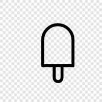 popsicles, frozen treats, fruit juice, healthy icon svg