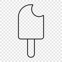 popsicles, cold, refreshing, summer icon svg