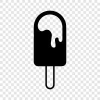 popsicles, frozen treats, ice cream, dairy free icon svg