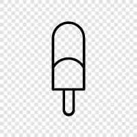 popsicles, frozen treats, sherbet, ice pop icon svg