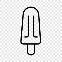 popsicles, ice cream, ice cream popsicles, frozen dessert icon svg