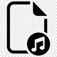 Popüler şarkılar, download, mp3, ringtones ikon svg