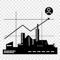 Population, Population Growth Rate, Population Density, Population Projections icon svg