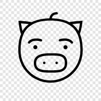 pork, bacon, ham, sausage icon svg