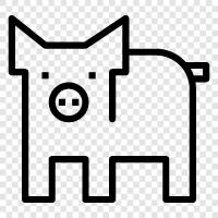 pork, bacon, ham, sausage icon svg