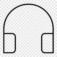 portable, music, headphones, noise cancelling icon svg