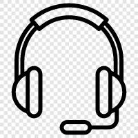 portable, wireless, noise cancelling, stereo icon svg