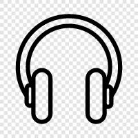 portable, audio, headphones, audio equipment icon svg