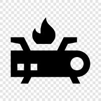 portable stove, camping stove, propane stove, camping stoves icon svg