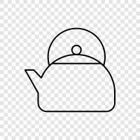 pot, teapot, cups, teacup icon svg