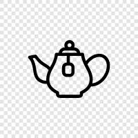 Topf, Teekanne, Wasserkocher, Kaffee symbol