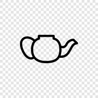 Topf, Teekanne, Porzellan symbol
