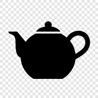 pot, teapot, cups, teacup icon svg