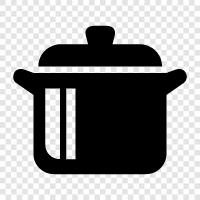 pot, stock pot icon svg