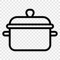 Pot, Cast Iron, Dutch Oven, Lodge icon svg