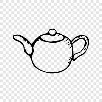 pot, teapot, china, porcel icon svg