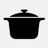 pot, pan, stove, cook icon svg