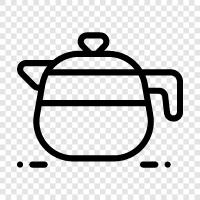 pot, teapot cup, teapot lid, teapot icon svg