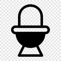 Töpfchen, Badezimmer, WC, Toiletten symbol