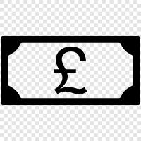 pound, banknote, money, currency icon svg