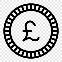 pound, currency, British, sterling icon svg