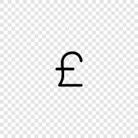 pound, sterling, para, İngiliz ikon svg