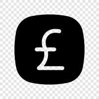 pound sterling, pound, British pound, sterling icon svg