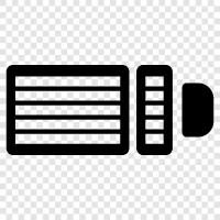 power bar, Batteriezähler, power meter, batteriemonitor symbol