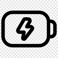 power, charging, electricity, portable icon svg