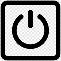 power off, power on, power switch, power button not working icon svg