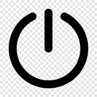 power off, shutdown, restart, restart computer icon svg