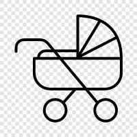 Kinderwagen, Reise symbol