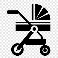 pram, prams, pushchair, pushchairs icon svg