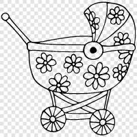 prams, pushchair, carriage, stroller Lightweight ikon svg