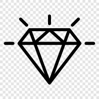 precious, jewelry, luxury, Diamond icon svg