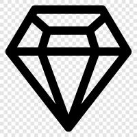Edelstein, Schmuck, Ringe, Diamanten symbol
