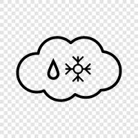 precipitation, weather, winter, fall icon svg