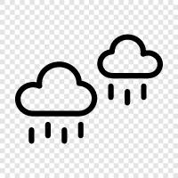 precipitation, weather, skies, clouds icon svg