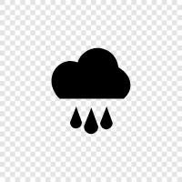 yağış, ıslak, weather, clouds ikon svg