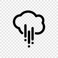 precipitation, weather, snow, ice icon svg