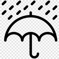 precipitation, thunderstorm, storm, rainfall forecast icon svg